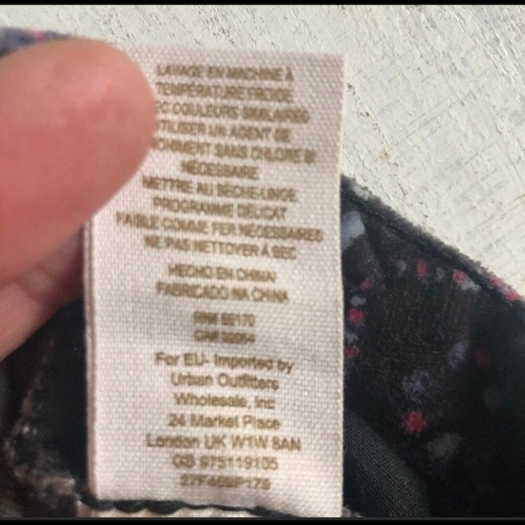 FREE People Kaleidoscope Print Velvet Pants - 26 - Picture 4 of 9